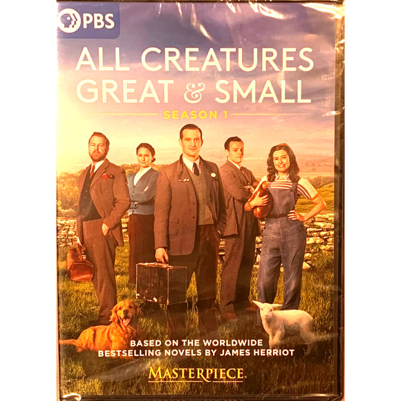 All Creatures Great & Small: Season 1 PBS Masterpiece NEW DVD Set TV Show 2020 - Picture 1 of 2